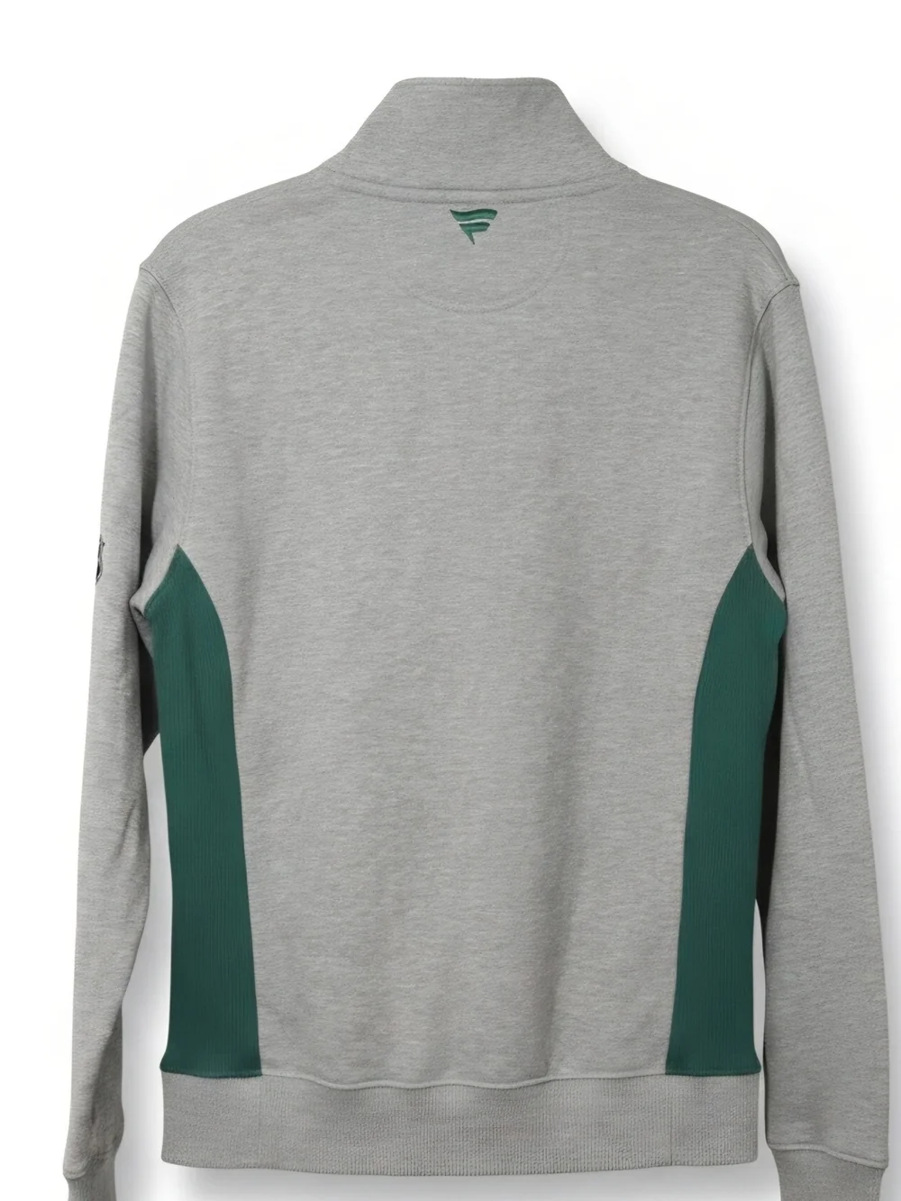 Fanatics NHL Hartford Whalers True Classics 1/4 Zip Pullover Sweatshirt Gray Gre